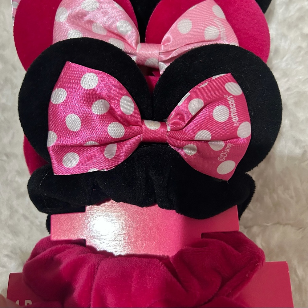 Disney junior Minnie Mouse Pink and Black Hair Accessories - Picture 3 of 4